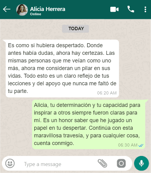 Alicia Herrera testimonio