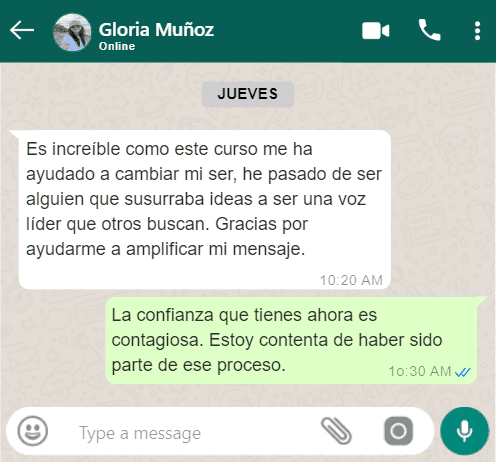 Daniela Garcez testimonio