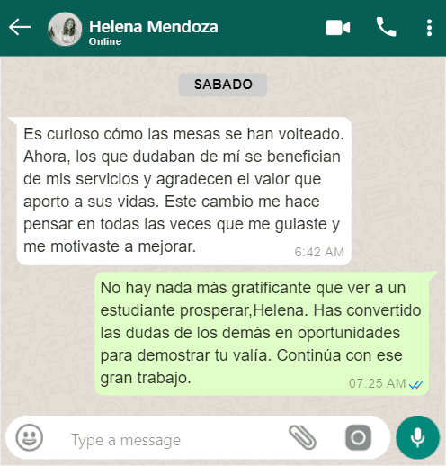 Helena Mendoza testimonio