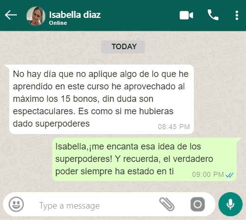 Isabella diaz testimonio